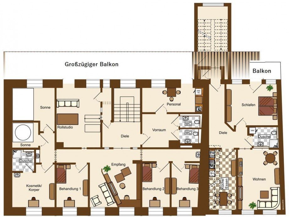 Grundriss 1. Obergeschoss Haus Neuwied