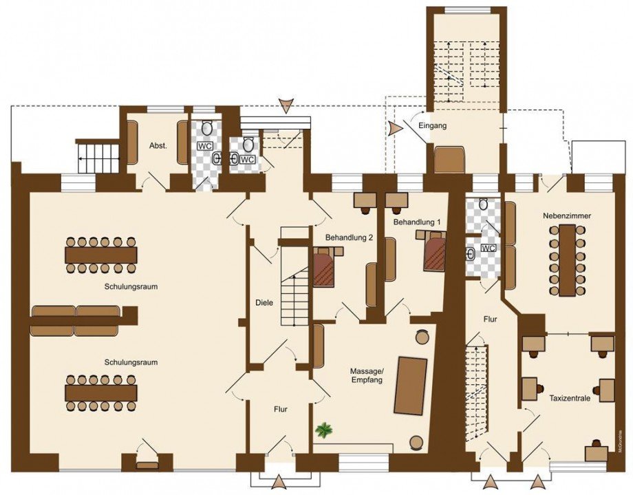 Grundriss Erdgeschoss Haus Neuwied
