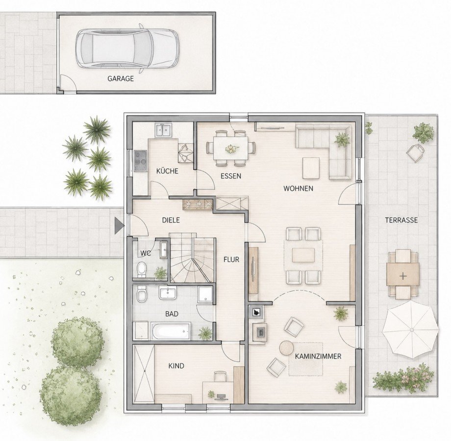 Erdgeschoss Einfamilienhaus Neuwied