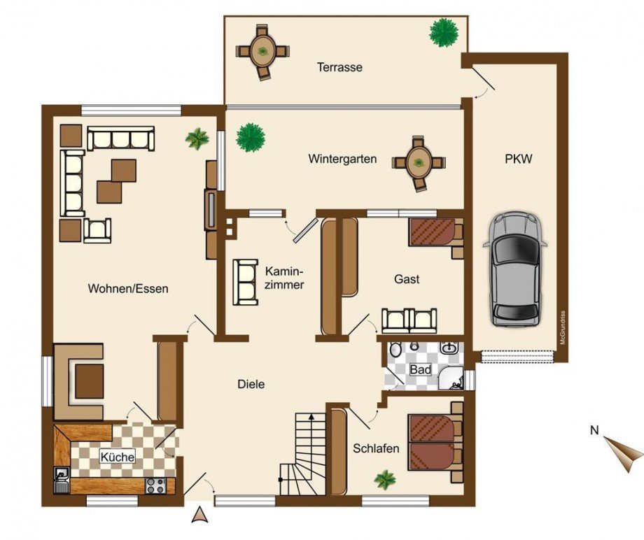 Gr. Erdgeschoss Einfamilienhaus Neuwied