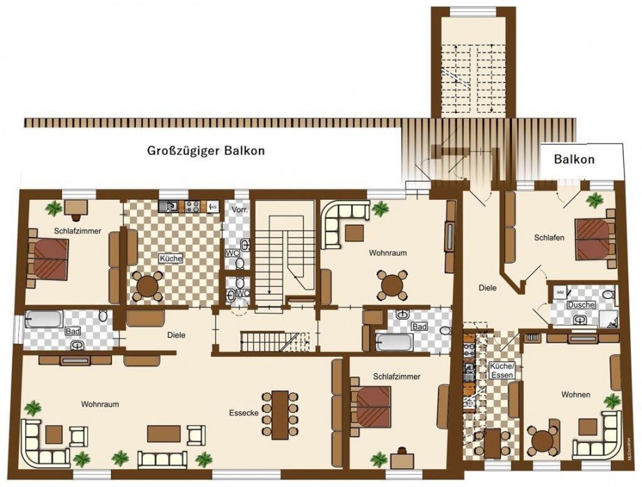 Grundriss 2. Obergeschoss Haus Neuwied