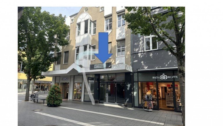 Ansicht mit Pfeil Neuwied Ladenlokal *** Ihre gute Adresse ***