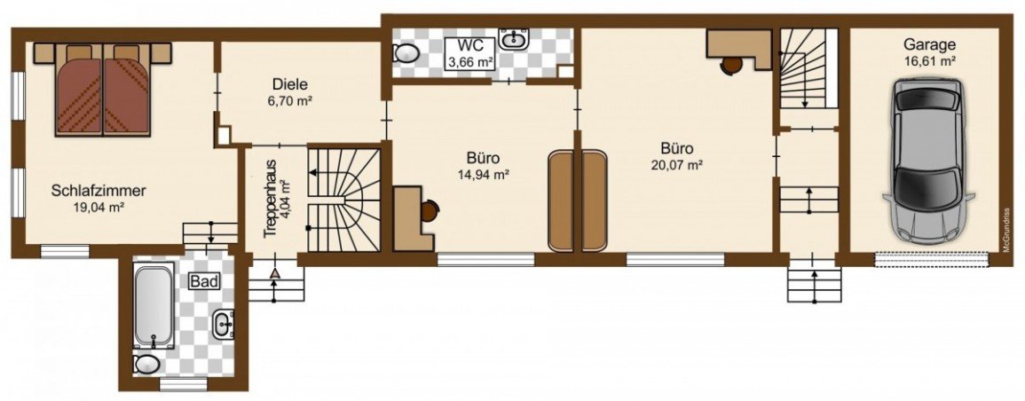 Gr. Erdgeschoss Zweifamilienhaus Neuwied / Feldkirchen